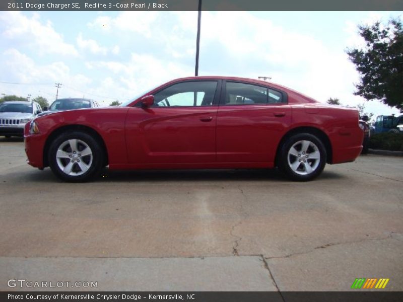 Redline 3-Coat Pearl / Black 2011 Dodge Charger SE