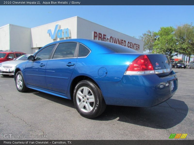 Aqua Blue Metallic / Ebony 2010 Chevrolet Impala LS