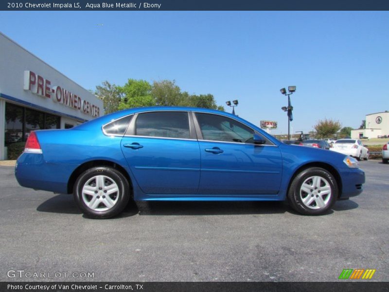 Aqua Blue Metallic / Ebony 2010 Chevrolet Impala LS