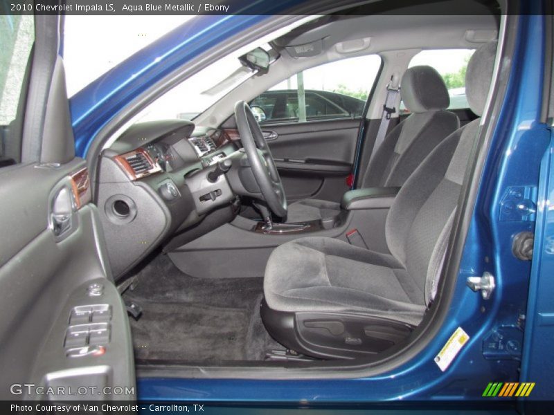 Aqua Blue Metallic / Ebony 2010 Chevrolet Impala LS
