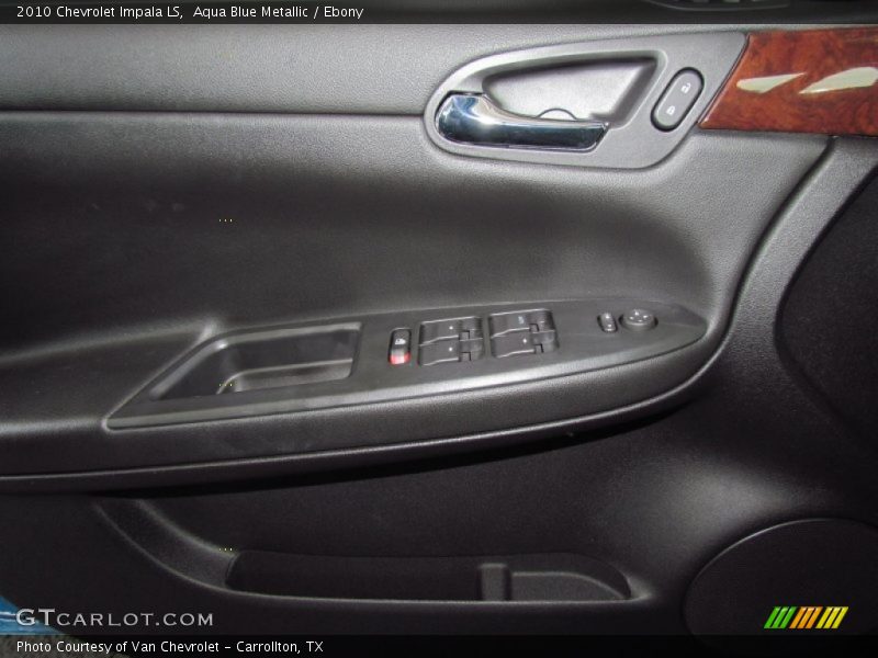 Aqua Blue Metallic / Ebony 2010 Chevrolet Impala LS