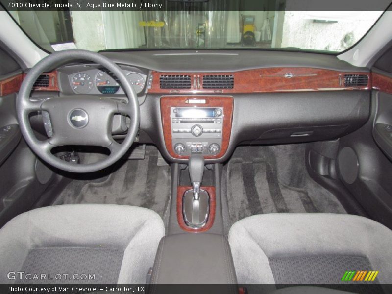Aqua Blue Metallic / Ebony 2010 Chevrolet Impala LS