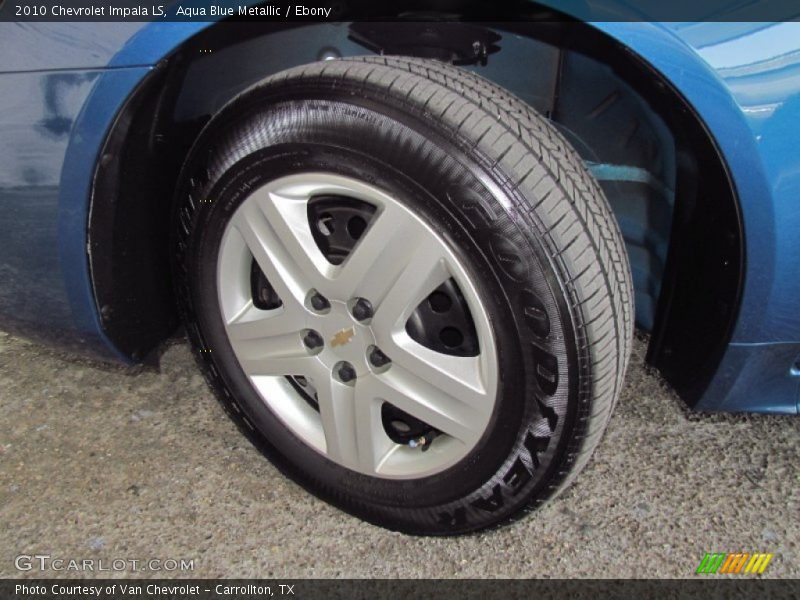 Aqua Blue Metallic / Ebony 2010 Chevrolet Impala LS