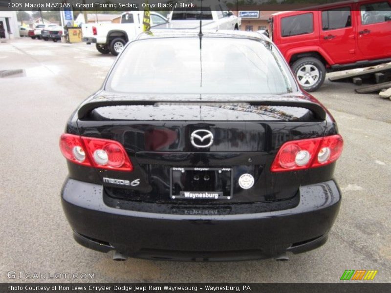Onyx Black / Black 2005 Mazda MAZDA6 i Grand Touring Sedan