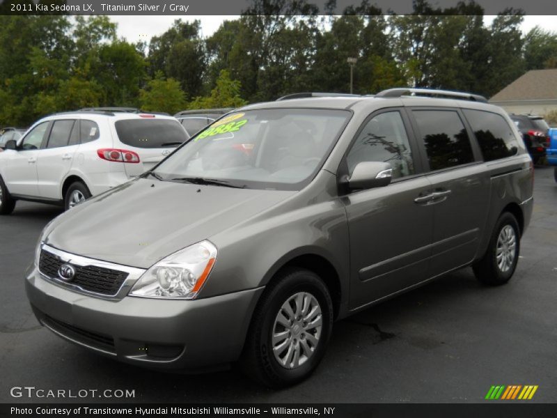 Titanium Silver / Gray 2011 Kia Sedona LX