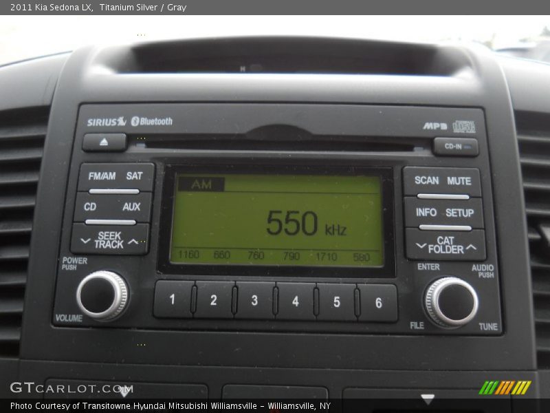 Titanium Silver / Gray 2011 Kia Sedona LX