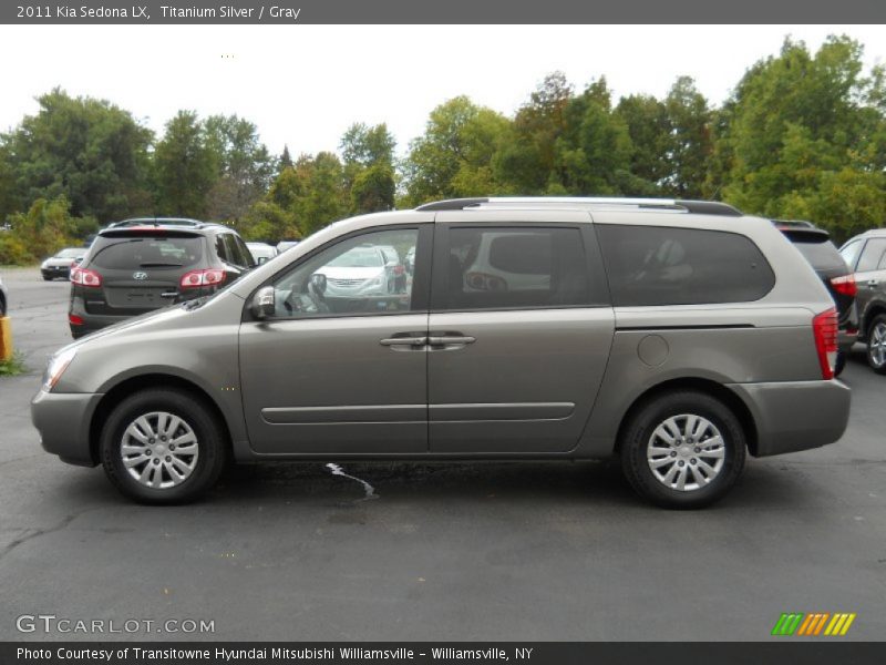 Titanium Silver / Gray 2011 Kia Sedona LX