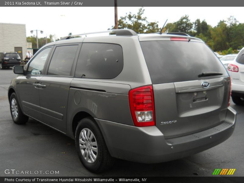 Titanium Silver / Gray 2011 Kia Sedona LX