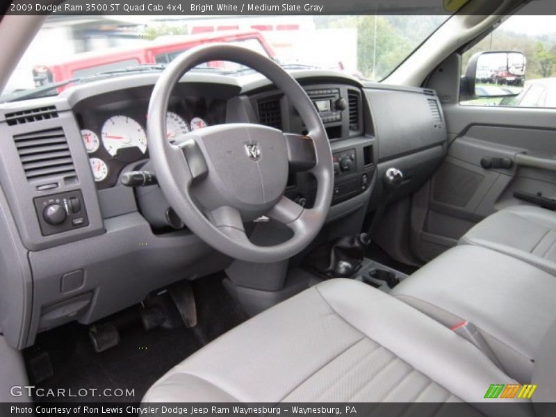 Medium Slate Gray Interior - 2009 Ram 3500 ST Quad Cab 4x4 