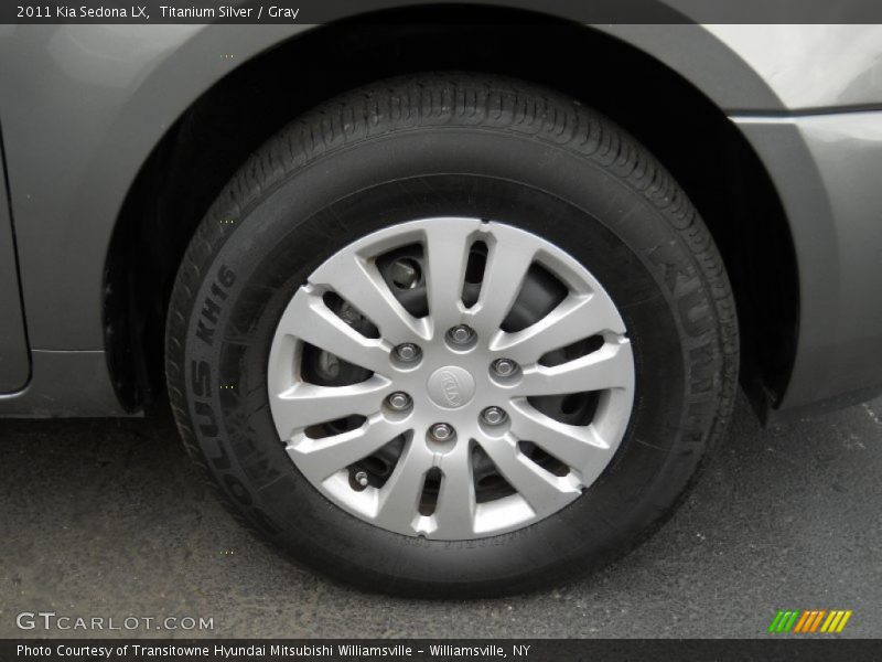 Titanium Silver / Gray 2011 Kia Sedona LX