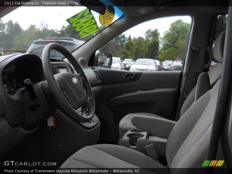 Titanium Silver / Gray 2011 Kia Sedona LX