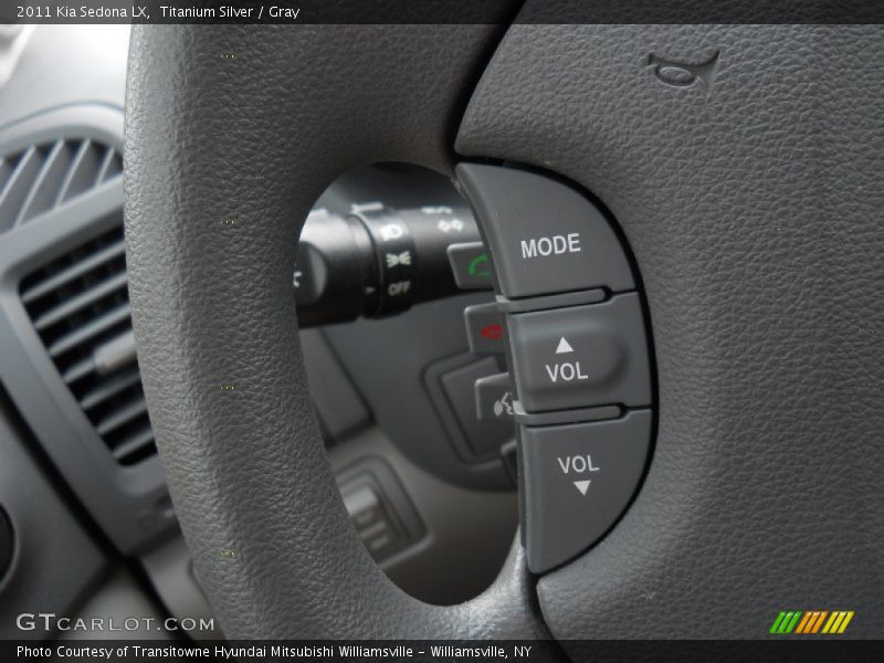 Titanium Silver / Gray 2011 Kia Sedona LX