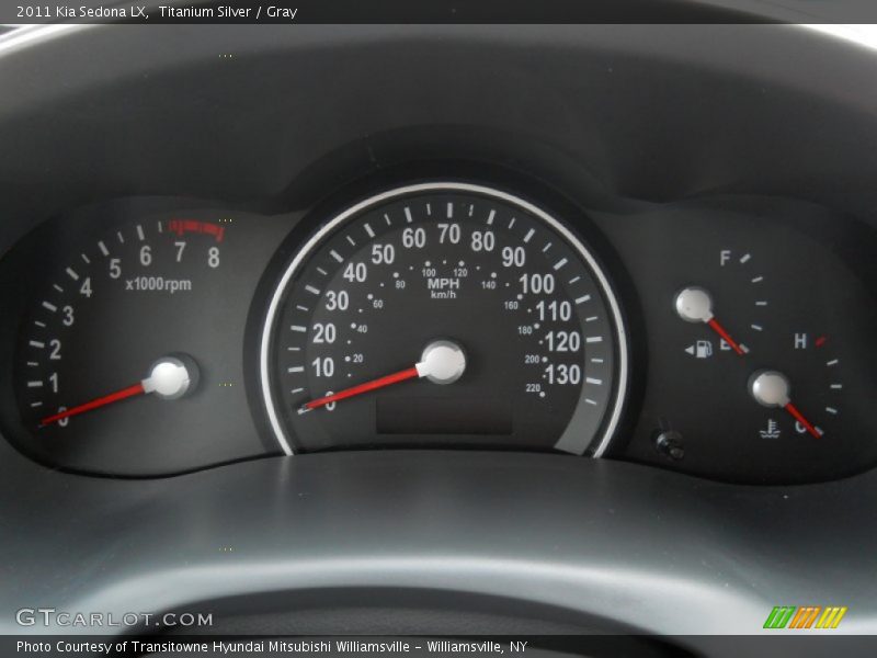 Titanium Silver / Gray 2011 Kia Sedona LX