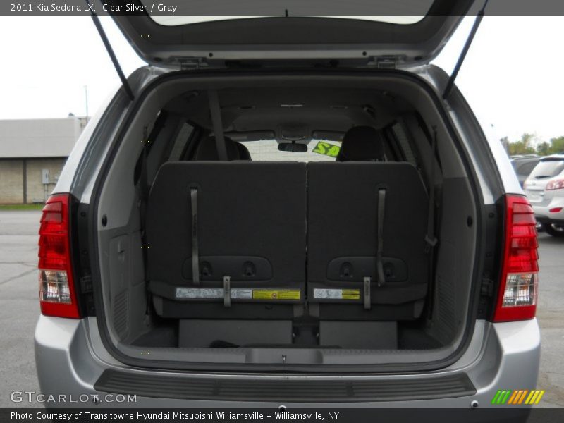 Clear Silver / Gray 2011 Kia Sedona LX