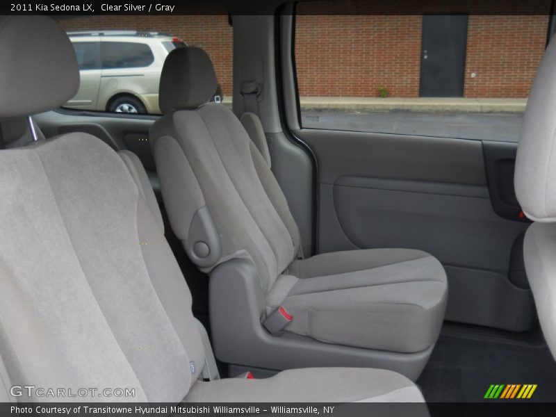 Clear Silver / Gray 2011 Kia Sedona LX