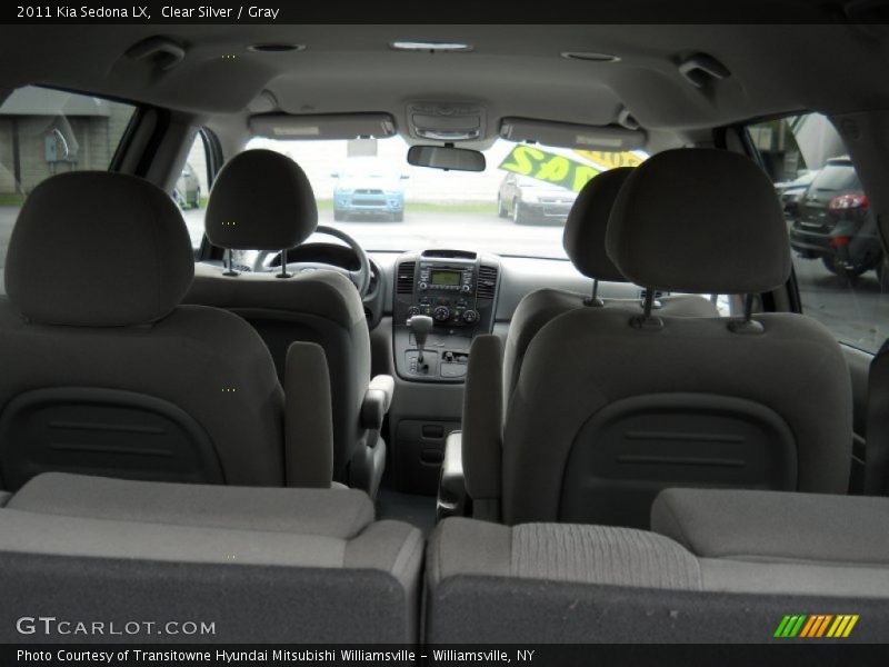 Clear Silver / Gray 2011 Kia Sedona LX