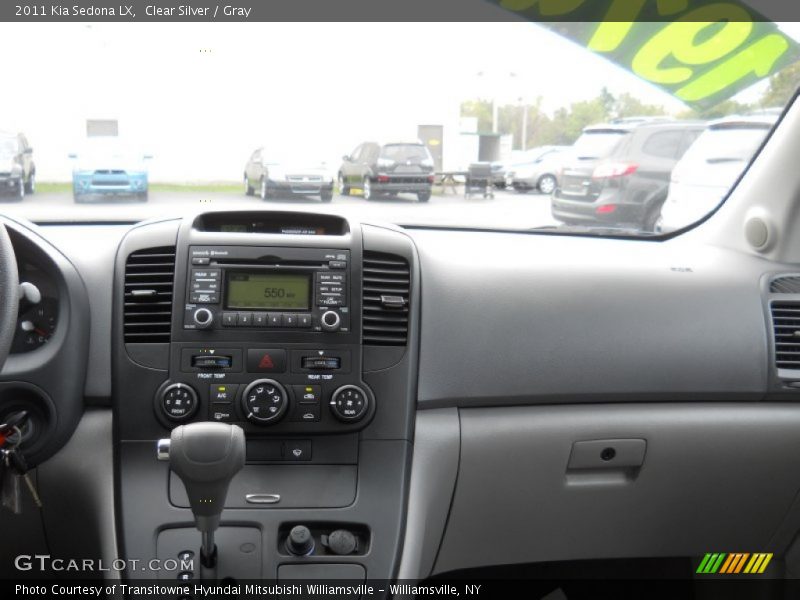 Clear Silver / Gray 2011 Kia Sedona LX