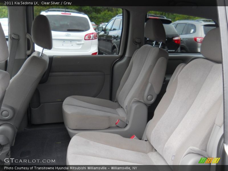 Clear Silver / Gray 2011 Kia Sedona LX