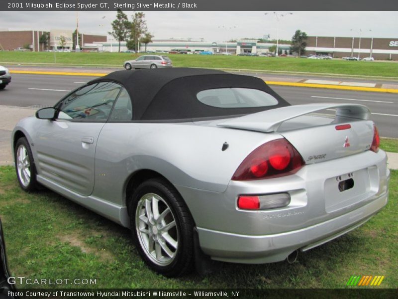 Sterling Silver Metallic / Black 2001 Mitsubishi Eclipse Spyder GT