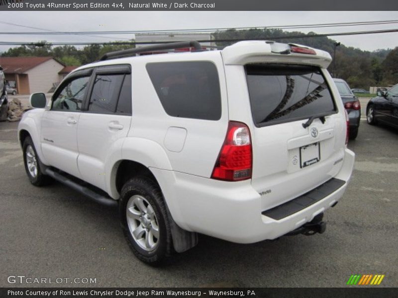 Natural White / Dark Charcoal 2008 Toyota 4Runner Sport Edition 4x4