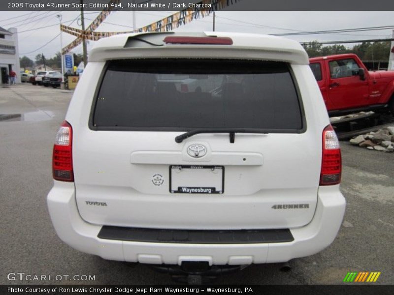 Natural White / Dark Charcoal 2008 Toyota 4Runner Sport Edition 4x4
