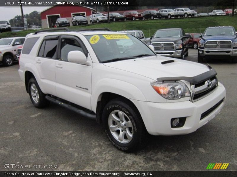 Natural White / Dark Charcoal 2008 Toyota 4Runner Sport Edition 4x4