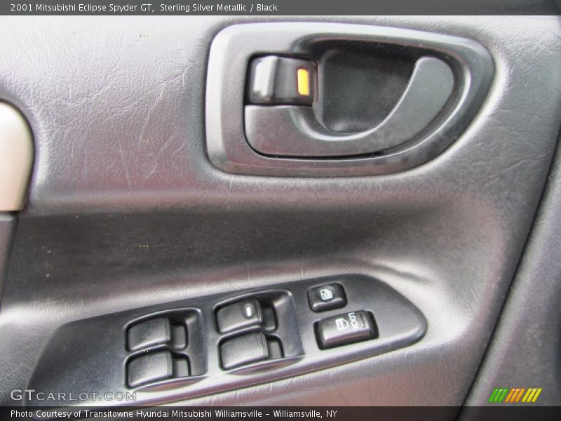 Sterling Silver Metallic / Black 2001 Mitsubishi Eclipse Spyder GT