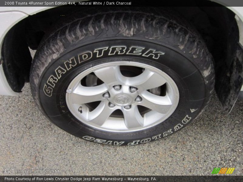Natural White / Dark Charcoal 2008 Toyota 4Runner Sport Edition 4x4