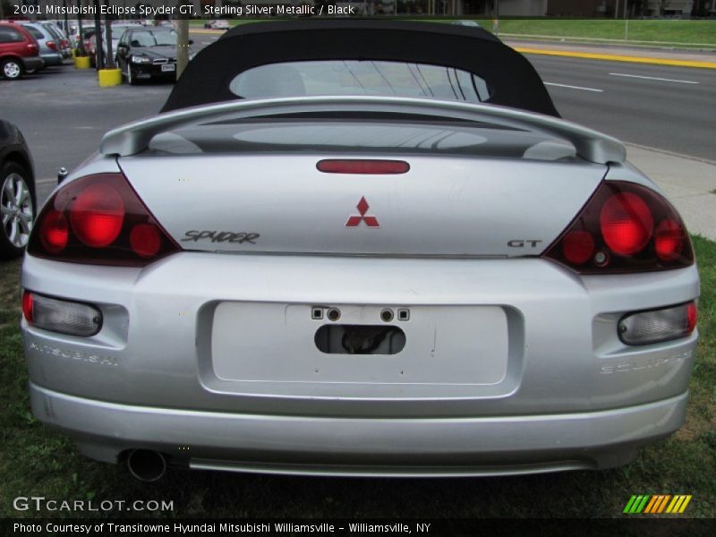 Sterling Silver Metallic / Black 2001 Mitsubishi Eclipse Spyder GT
