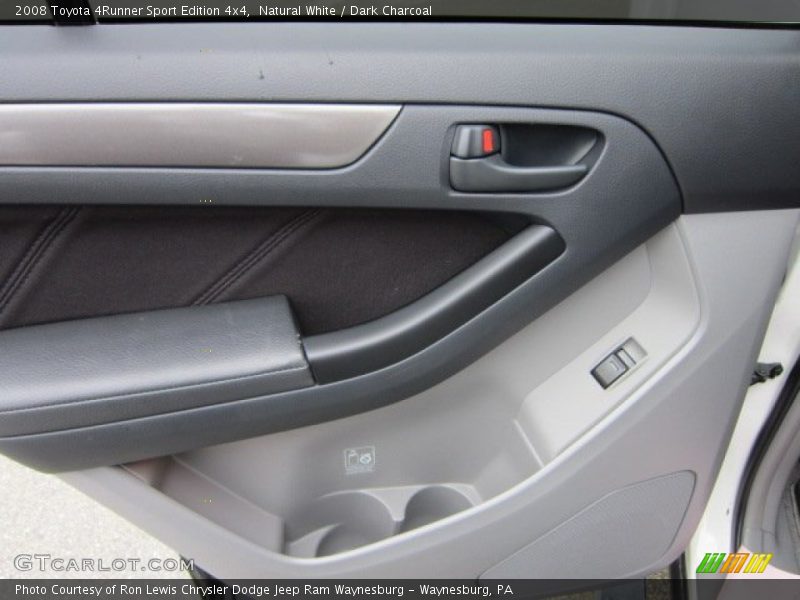 Natural White / Dark Charcoal 2008 Toyota 4Runner Sport Edition 4x4