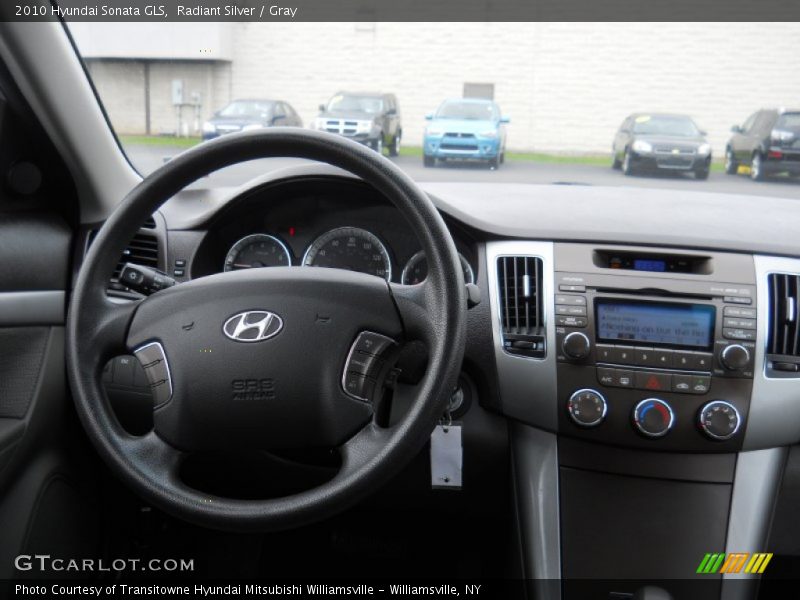 Radiant Silver / Gray 2010 Hyundai Sonata GLS