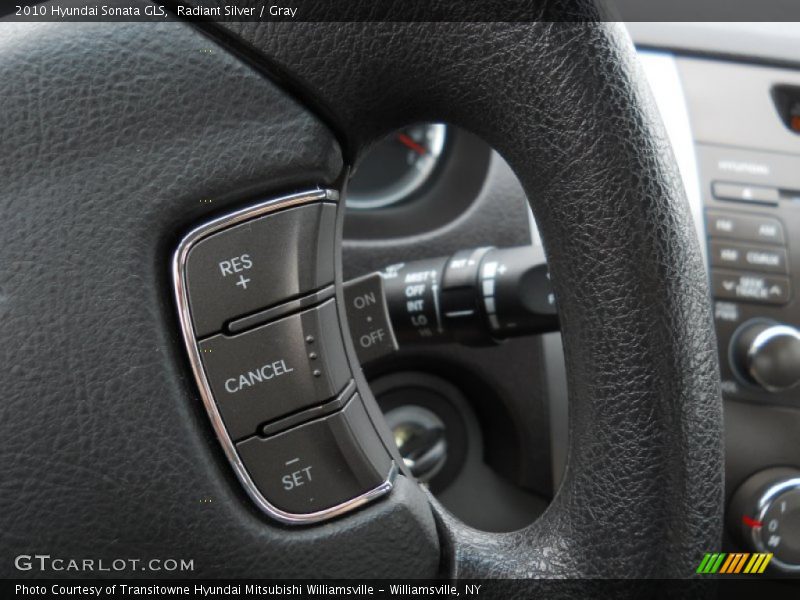 Radiant Silver / Gray 2010 Hyundai Sonata GLS