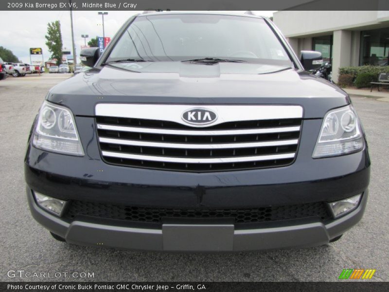 Midnite Blue / Gray 2009 Kia Borrego EX V6