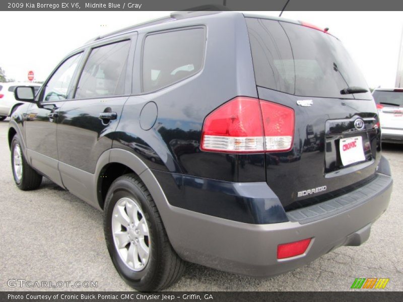 Midnite Blue / Gray 2009 Kia Borrego EX V6