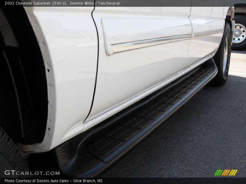 Summit White / Tan/Neutral 2003 Chevrolet Suburban 1500 LS