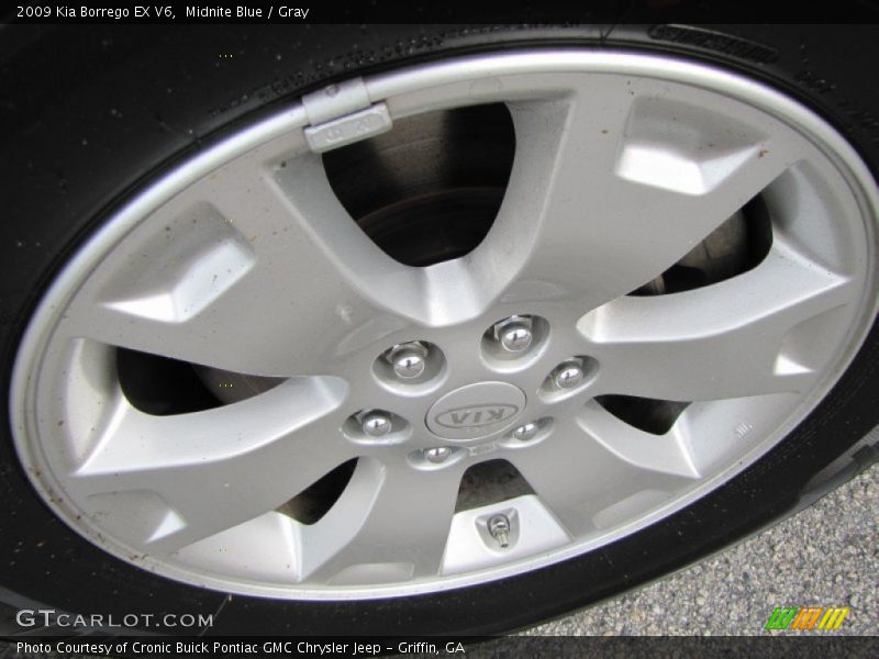 Midnite Blue / Gray 2009 Kia Borrego EX V6
