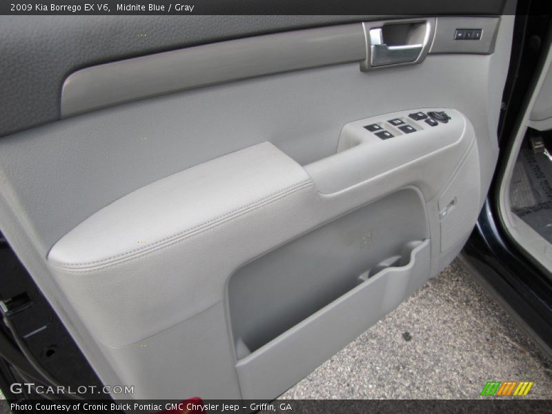 Midnite Blue / Gray 2009 Kia Borrego EX V6