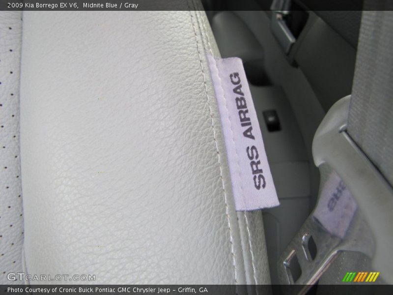 Midnite Blue / Gray 2009 Kia Borrego EX V6