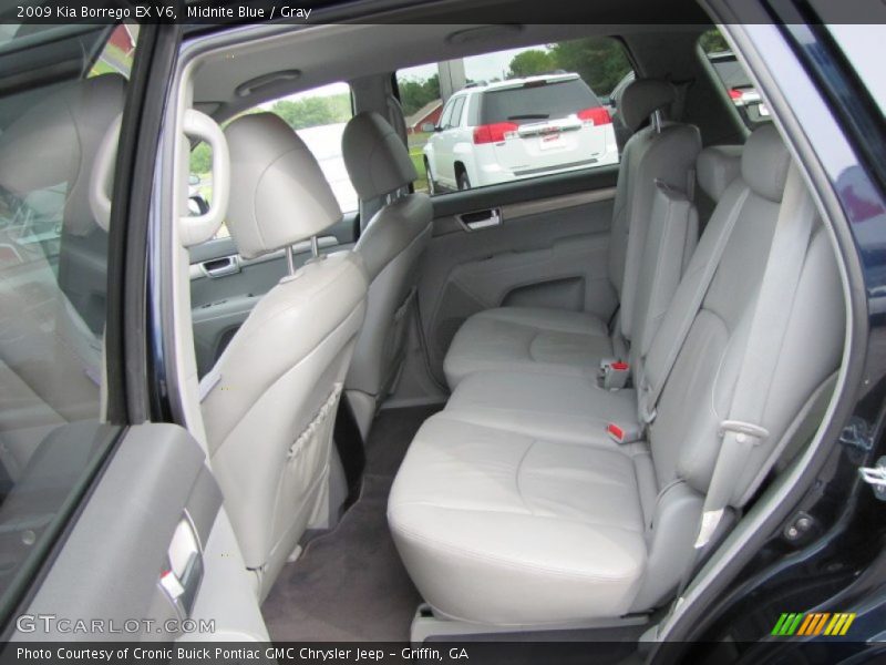 Midnite Blue / Gray 2009 Kia Borrego EX V6