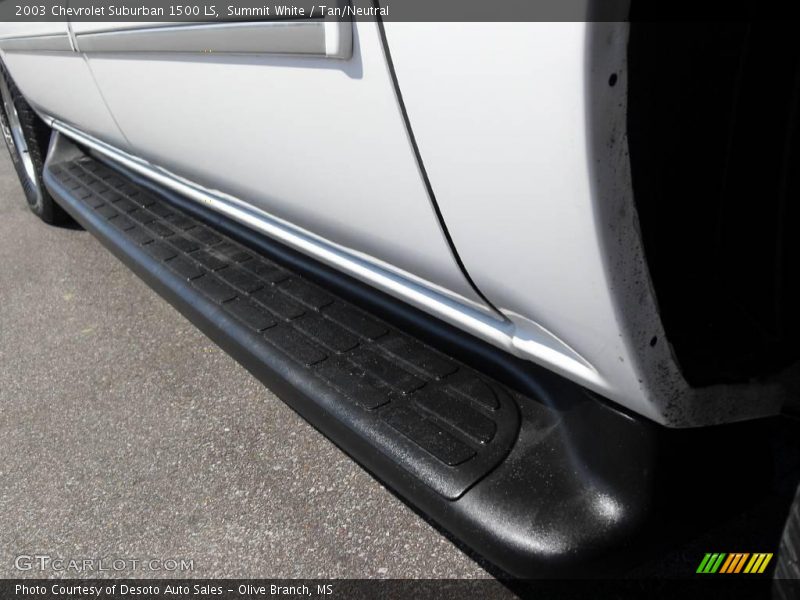 Summit White / Tan/Neutral 2003 Chevrolet Suburban 1500 LS