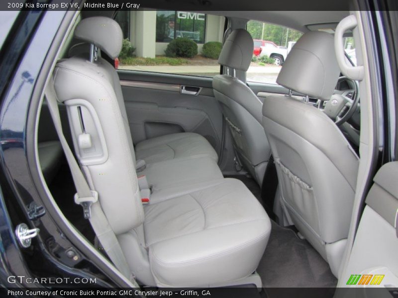 Midnite Blue / Gray 2009 Kia Borrego EX V6