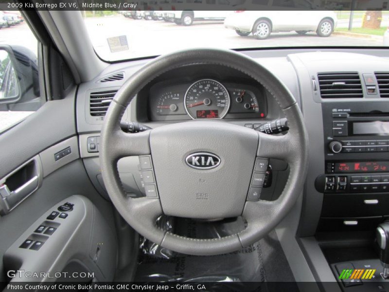 Midnite Blue / Gray 2009 Kia Borrego EX V6