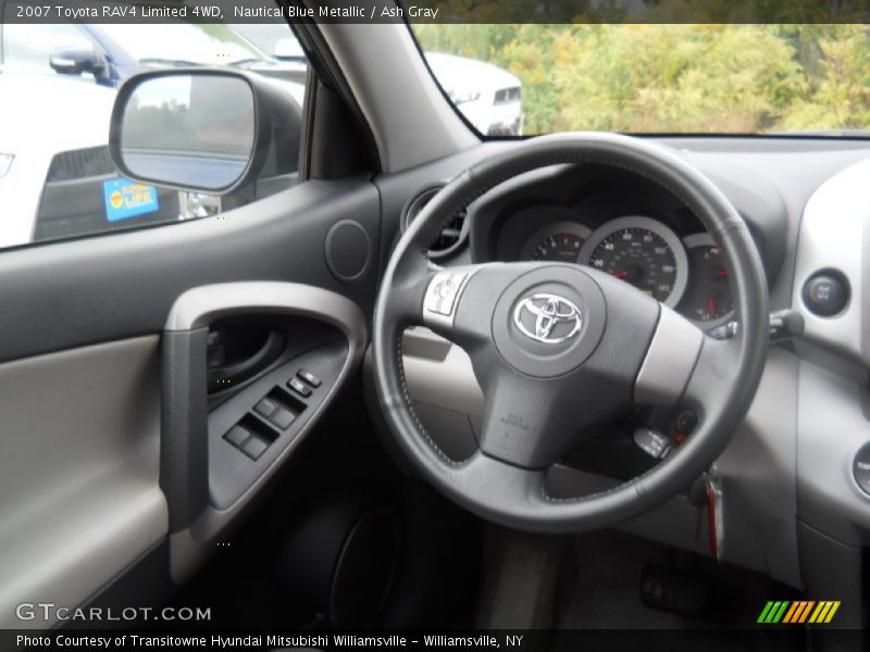Nautical Blue Metallic / Ash Gray 2007 Toyota RAV4 Limited 4WD