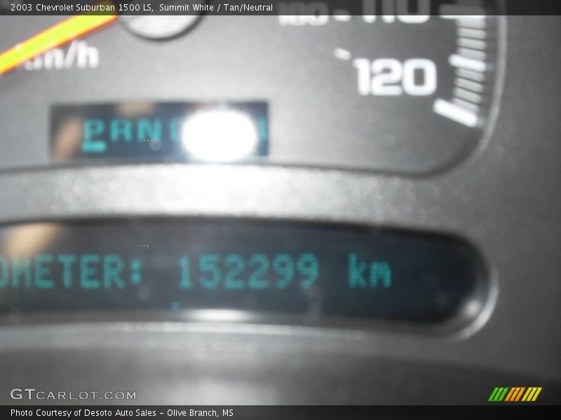 Summit White / Tan/Neutral 2003 Chevrolet Suburban 1500 LS