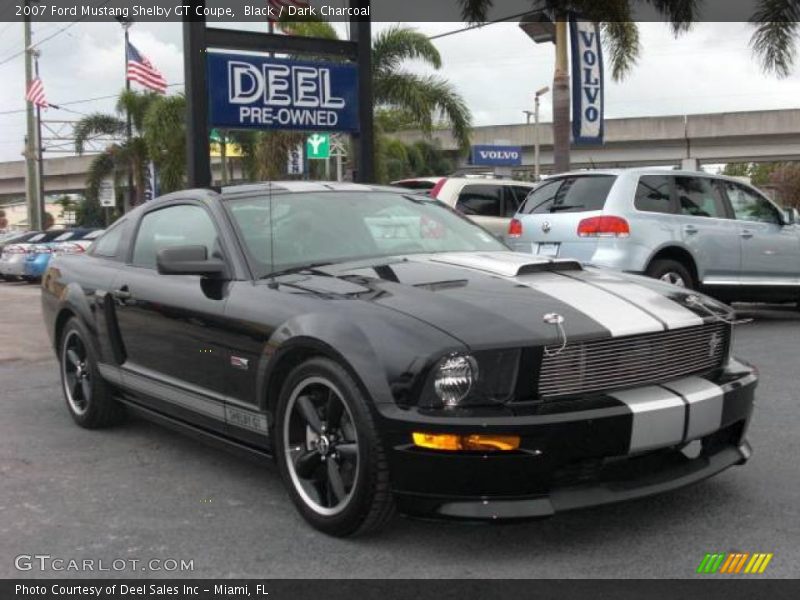 Black / Dark Charcoal 2007 Ford Mustang Shelby GT Coupe