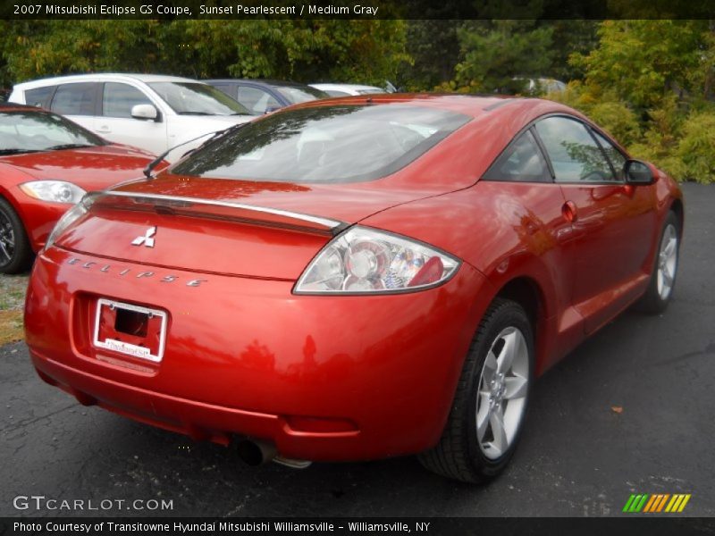 Sunset Pearlescent / Medium Gray 2007 Mitsubishi Eclipse GS Coupe