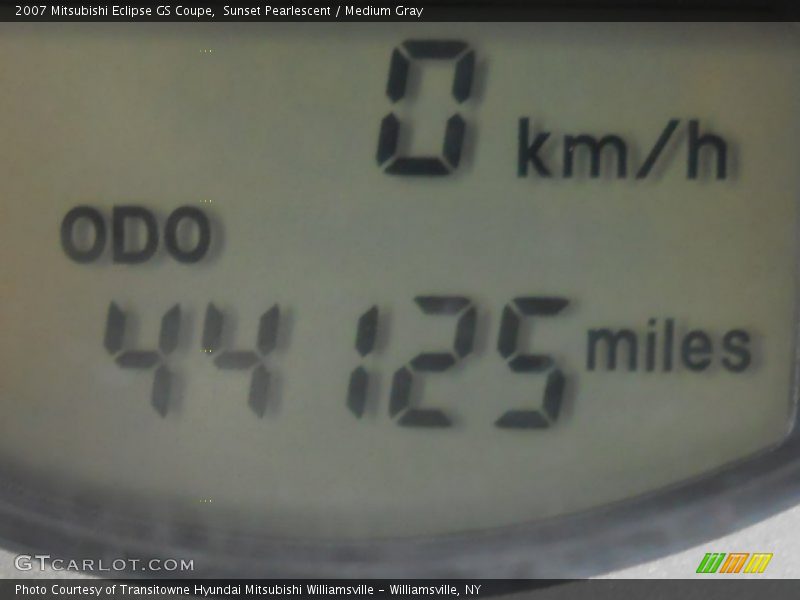 Sunset Pearlescent / Medium Gray 2007 Mitsubishi Eclipse GS Coupe