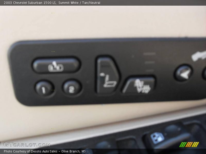 Summit White / Tan/Neutral 2003 Chevrolet Suburban 1500 LS