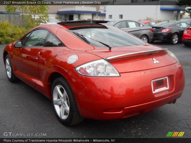 Sunset Pearlescent / Medium Gray 2007 Mitsubishi Eclipse GS Coupe