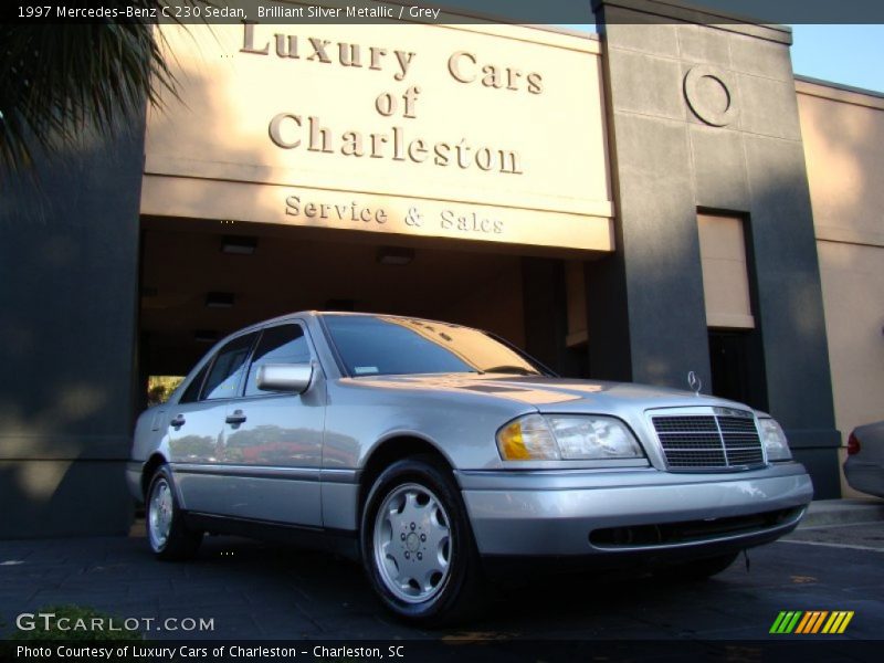 Brilliant Silver Metallic / Grey 1997 Mercedes-Benz C 230 Sedan